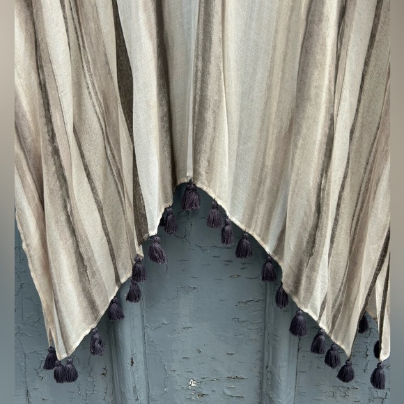 Nordstrom Pom Pom Shawl Wrap, One Size - Picture 5 of 11